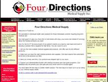 Tablet Screenshot of fourdirectionsmedical.com